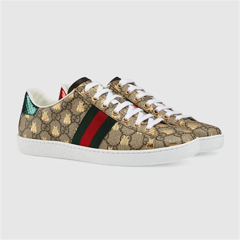 gucci ace gg supreme sneaker replica|Women's Ace Sneaker GG Supreme Canvas With Gold Bees .